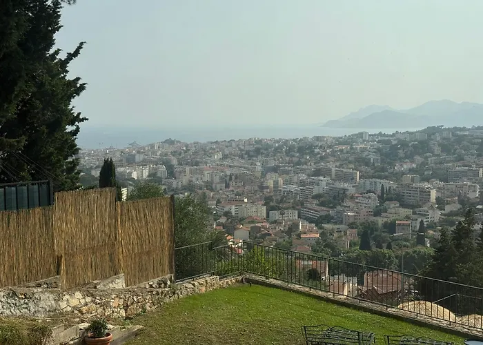 Grande Villa, 6 Chambres, Vue Mer, Montagne & Ville De Cannes