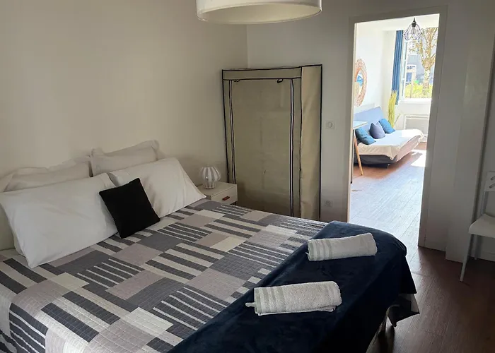 Studio Cosy Centre Pau Proche Gare Lit Queen