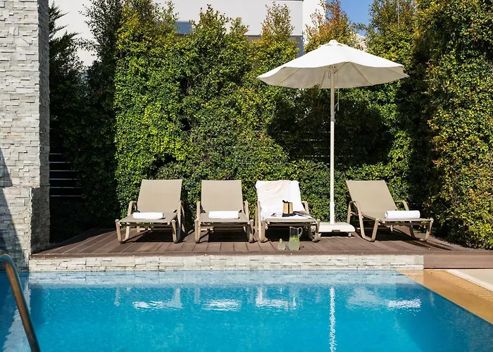 Ixia Pool Villa With Sea View Roof Top