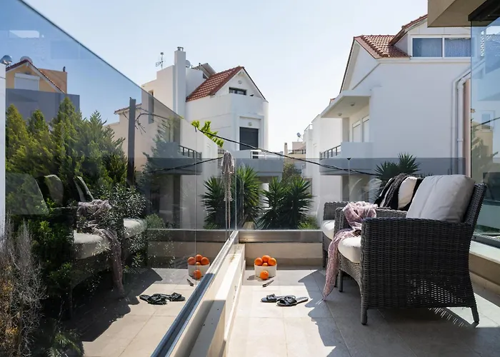 Ixia Pool Villa With Sea View Roof Top