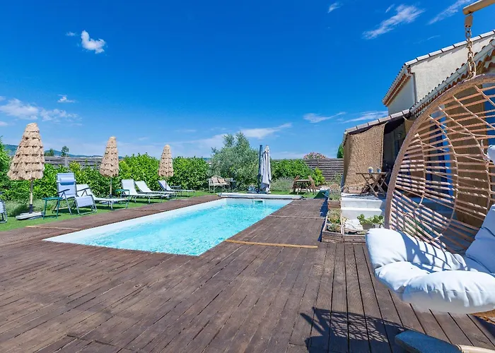 Maison Dans La Drome Piscine Privee