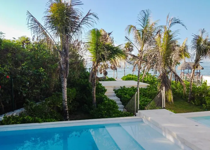 3 Bedroom Jungle Vibes Condo In Akumal Beach Access Rooftop Pools