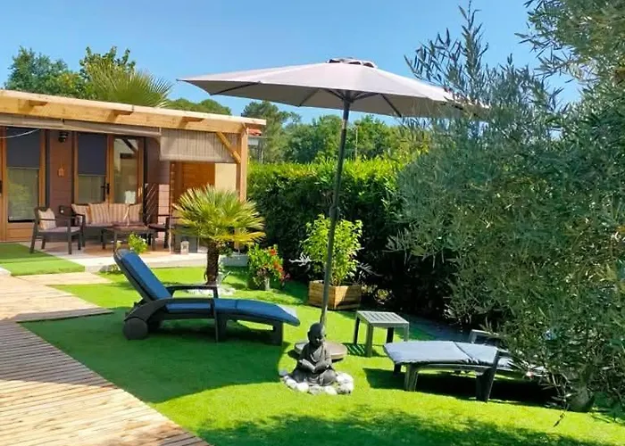 Chalet Vacances Avec Jardin Pres D'Arcachon 2 Personnes