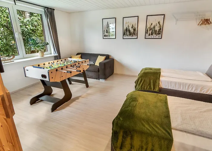 Moderne Wohnung, 6 Gaeste, Tischfussball, Balkon