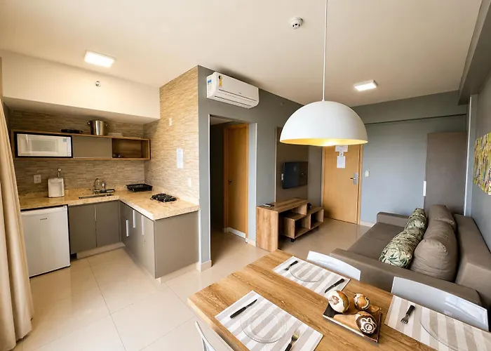 Flat Park Veredas Com Vista Piscina Frigobar E Fogao