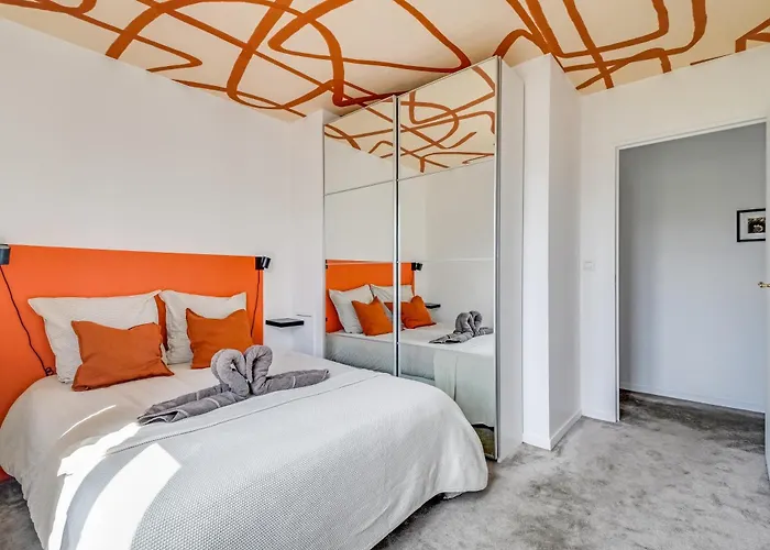 Anja - Top Hote Paris - Appartement Renove 6 Pers - Parking - Metro 12