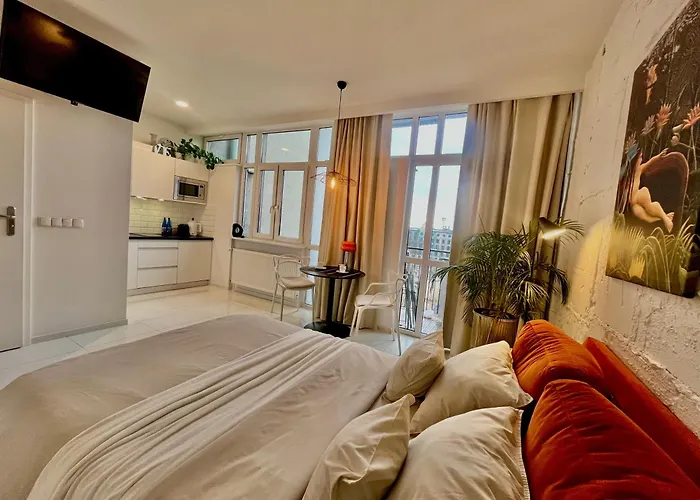 Apartament I Love Piotrkowska Z Wielkim Lustrem, Balkonem I Klimatyzacja