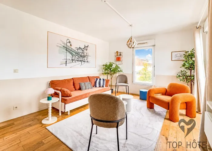 Caopeo - Top Hote Paris - 8 Personnes Balcon Parking