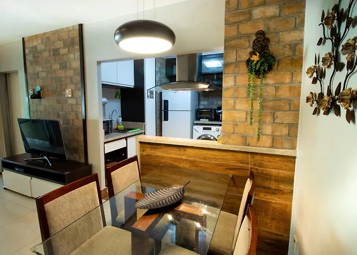 The Sun Resort - Super Apartamento De 2 Quartos - 1 Suite E 1 Reversivel