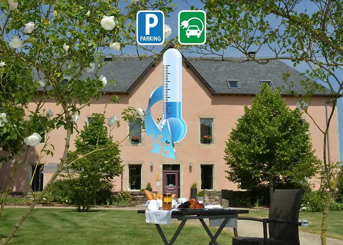 Hotel La Ferme De Bourran - Rodez - Parking Prive Avec Bornes Pour Voitures Electriques