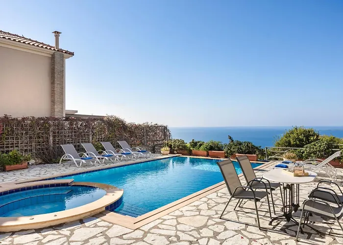 Lassi Seaview Villa Private Pool Villa Efrosini Short Walk To Resort