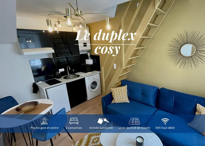 A La Clef - Duplex Cosy Proche Gare Et Centre - Ideal Pro & Couple - Wifi