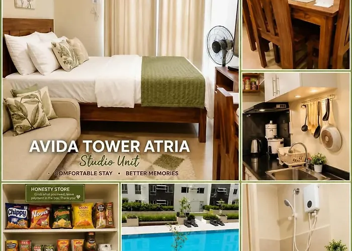 624 Tower 3 Avida Atria Iloilo Pool View Comfy Cozy Central Studio Unit