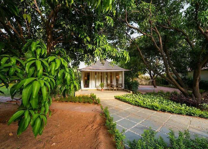 Orchard At Sarai - Luxury Tent Villas, Swimming Pool, Large Lawns, & Pet Friendly