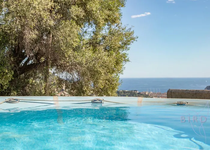 Villa Bonnard In Nice Sea And City View & Pool