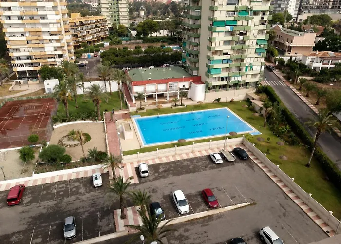Estudio Vista Mar & Piscina - 200 M De La Playa