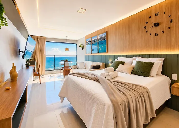 Vista Mar Incrivel Rooftop Piscina E Jacuzzi