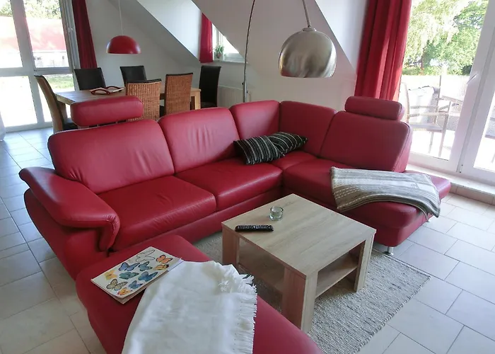 Ferienwohnung Inselblick Am Krakower See,Incl Boot,Kanu,4Raeder