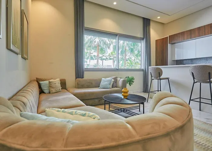 Stylish Studio Pool Access Cfc Casablanca 4