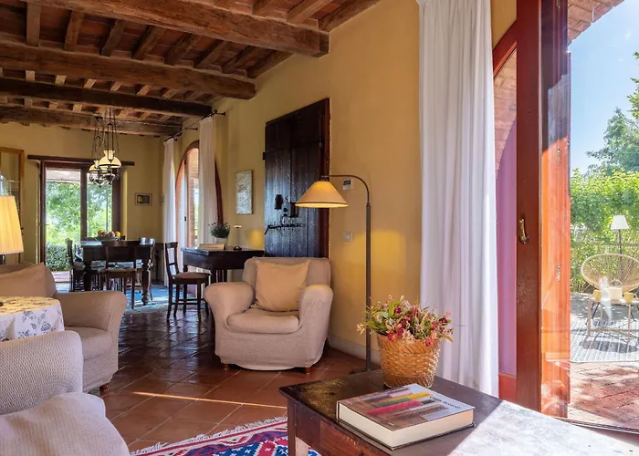 Villa Santa Barbara, Pool And Relax, Siena Countryside