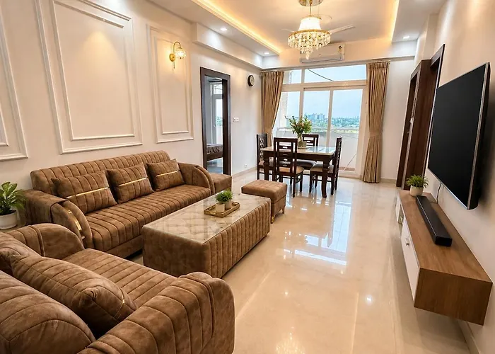 Premium Aura Stays 2 Bhk Luxury Family Stay