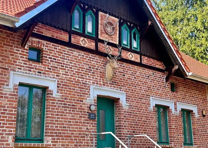 Fewo Foersterei Kalkhorst Am Naturschutzgebiet Mit Grossem Garten