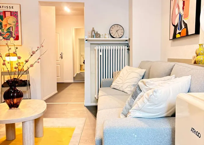 Stylisches 2 Zimmer Designer City-Apartment Hockenheim Nahe Hockenheimring Bis 4 Gaeste