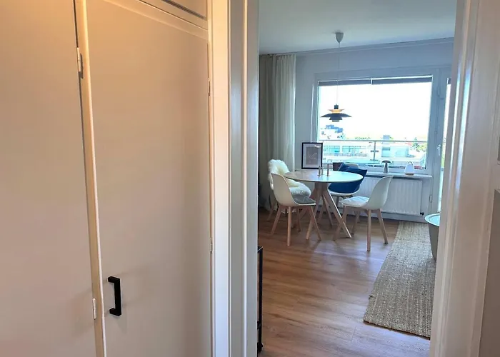 Sky & Sand Homes Duenenblick I Zentrale Wohnung Mit Meerblick & Balkon