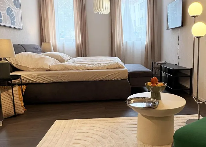 Stylisches 2 Zimmer Designer City-Apartment Hockenheim Nahe Hockenheimring Bis 4 Gaeste