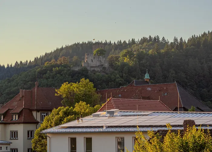Stylische Loft-Maisonette Mit Galerie Und Burgblick Fuer 6 Gaeste