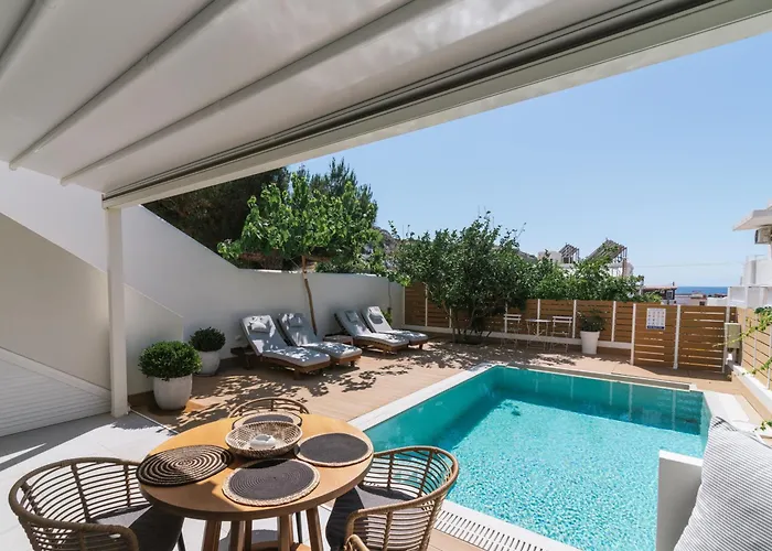 Sea View Luxury Villa White In Blue