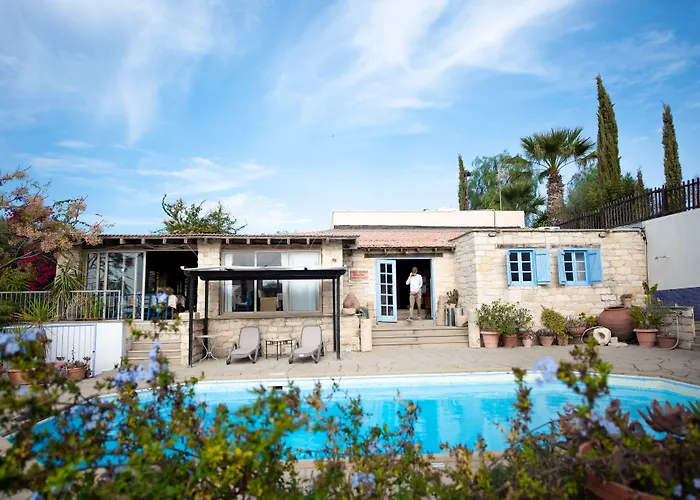 Cyprus Villages - Hotel & Restaurant - Central Location - Bed & Breakfast With Access To Pool And Stunning Views