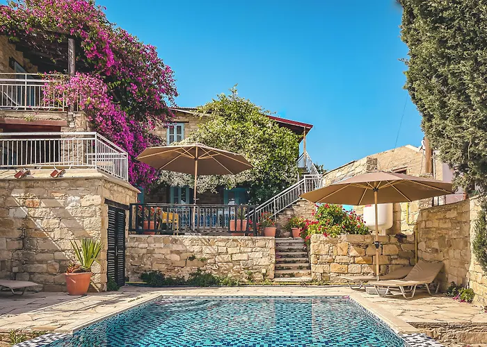 Cyprus Villages - Hotel & Restaurant - Central Location - Bed & Breakfast With Access To Pool And Stunning Views