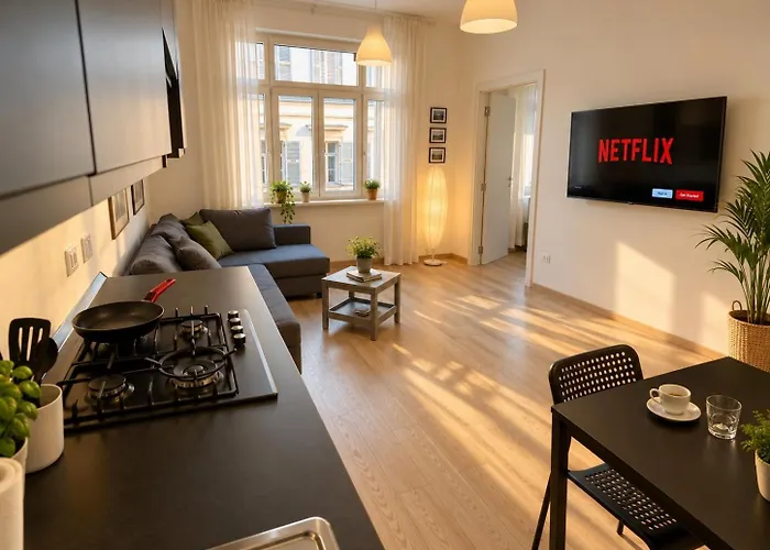 Residence Neverin Luxury Apartments-Private Garage