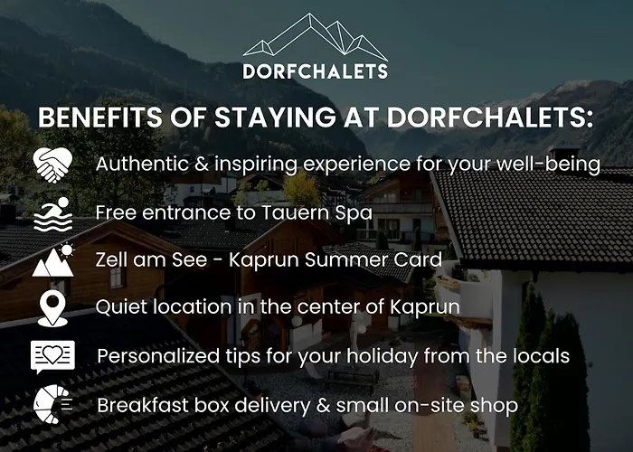 Dorfchalets & Apartments - In Kaprun Centre Including Free Entry Tauern Spa And Summer Card