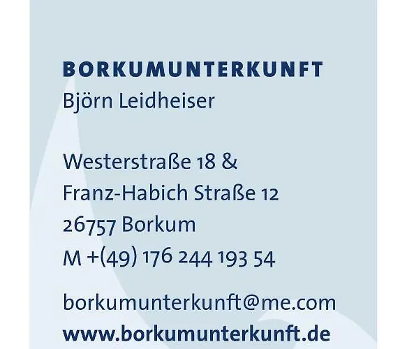 Borkumunterkunft - Woh1 - Im Herzen Der Insel
